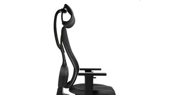 Drehstuhl Topstar aus Textil in Anthrazit Topstar Sitness Profi 650 Schwarz, Anthrazit & Chrom