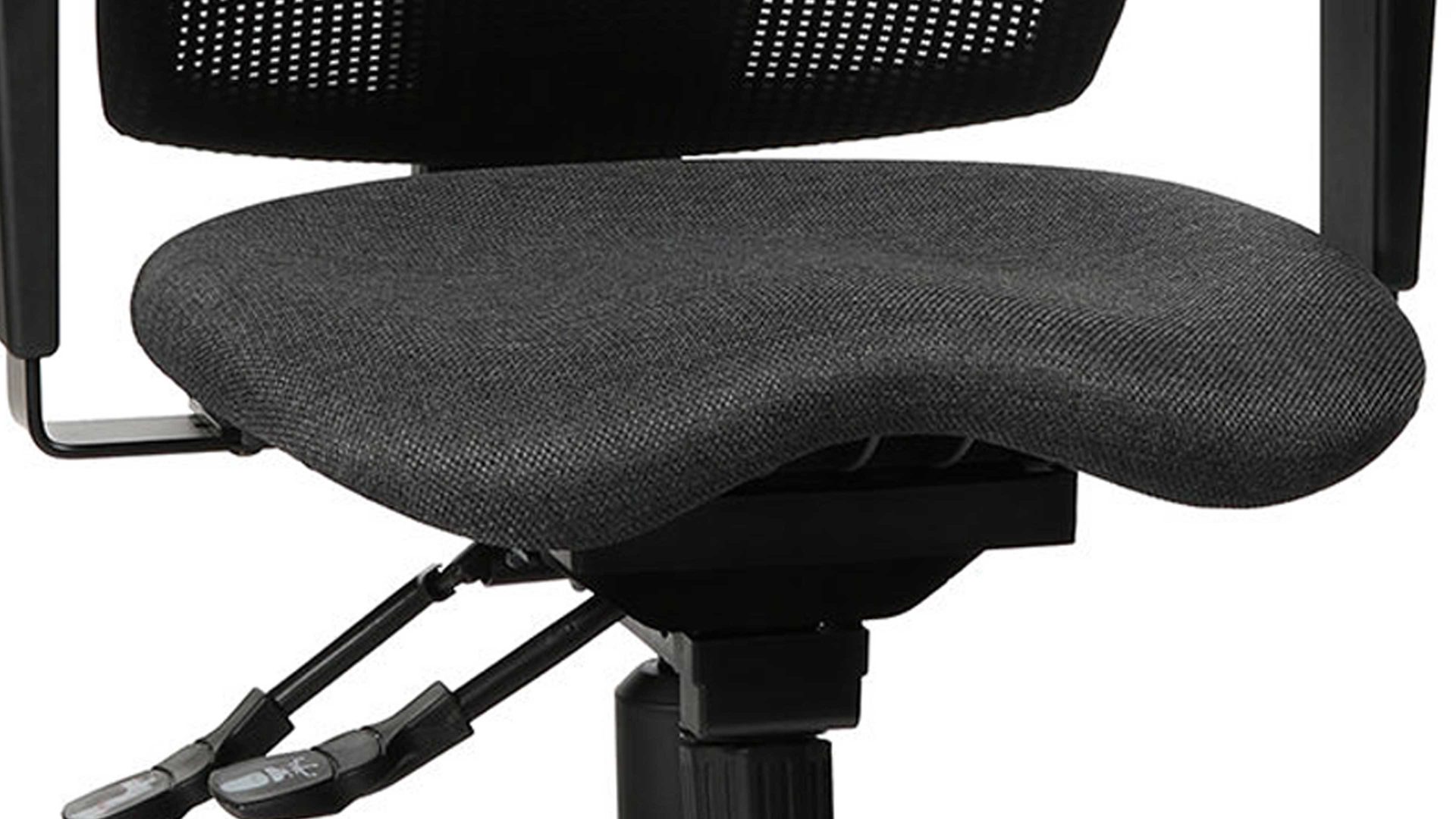 Drehstuhl Topstar aus Textil in Anthrazit Topstar Sitness Profi 650 Schwarz, Anthrazit & Chrom