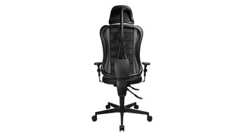 Drehstuhl Topstar aus Kunstleder in Schwarz TOPSTAR Racing und Gaming Chair Sitness RS schwarze Bezugkombination