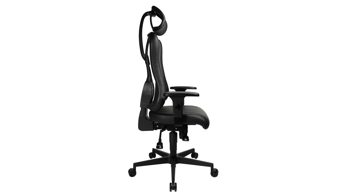 Drehstuhl Topstar aus Kunstleder in Schwarz TOPSTAR Racing und Gaming Chair Sitness RS schwarze Bezugkombination