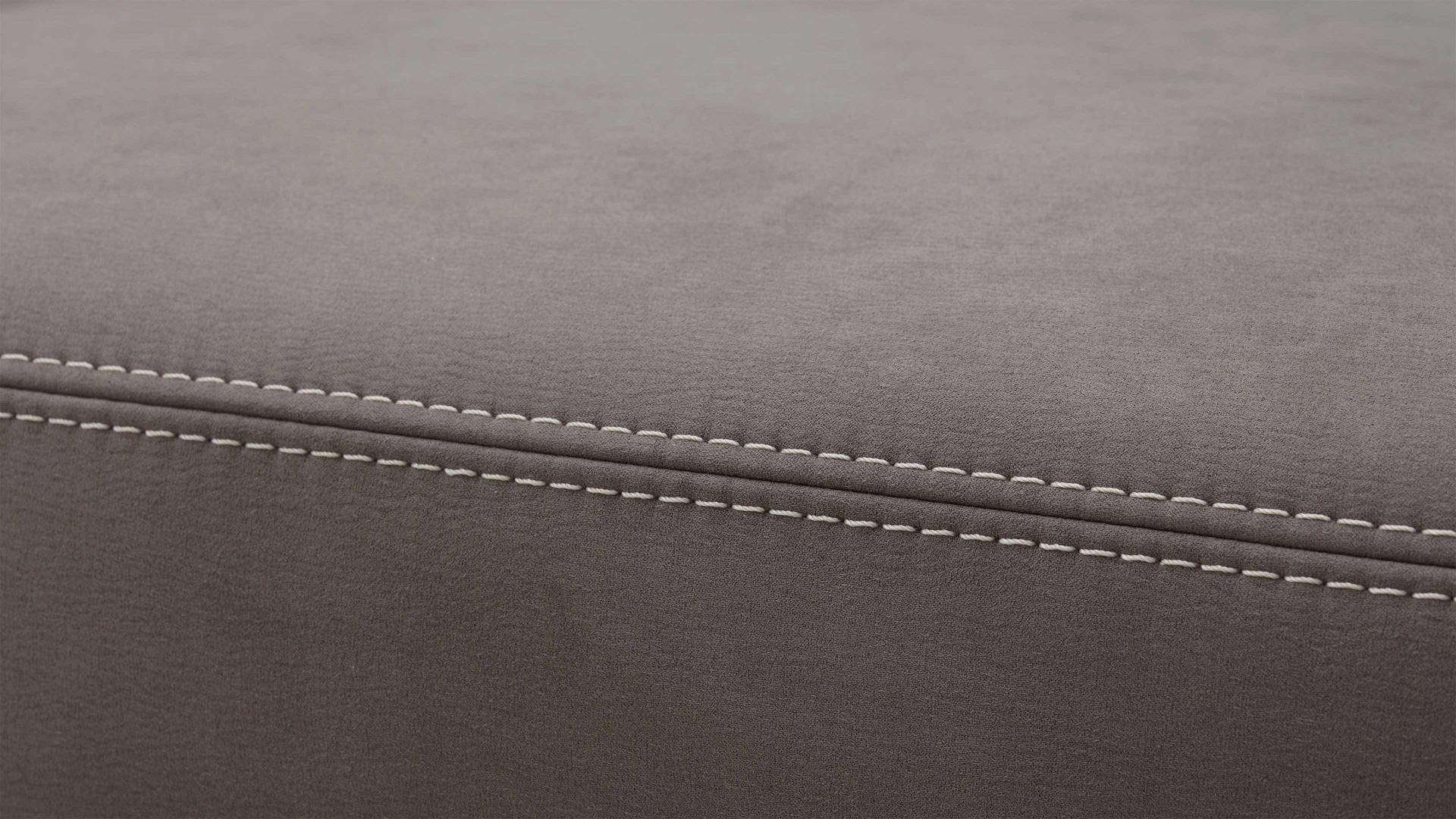 Funktionshocker SOFAkultur aus Stoff in Grau SOFAkultur Programm SK 239 - Funktionshocker fangofarbener Bezug Crown & Chromfüße - ca. 70 x 70 cm