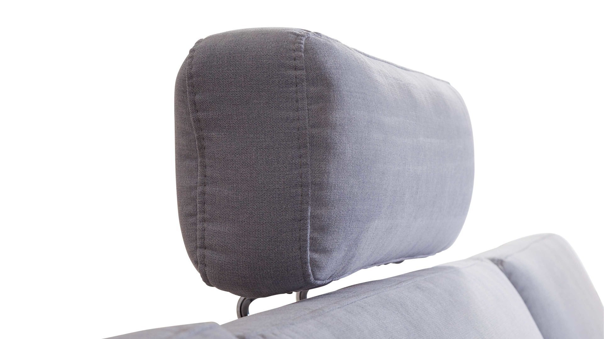 Kopfstütze SOFAkultur aus Stoff in Hellblau SOFAkultur Programm SK 239 - Kopfstütze hellblauer Velours Matrix