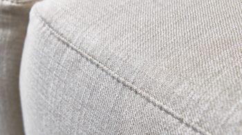 Schlafsofa Restyl aus Stoff in Beige Schlafsofa Patti naturfarbener Bezug 2-6920 & Holzfüße - Länge ca. 200 cm