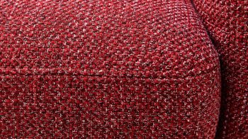 Schlafsofa comfortmaster besser sitzen, liegen, leben aus Stoff in Rot Comfortmaster Faltbett-Schlafsofa Evita roter Webstoff 2-6933 & Chromfüße