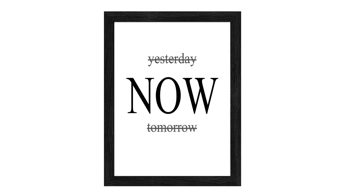 Kunstdruck Pro®art bilderpalette aus Karton / Papier / Pappe in Schwarz PRO®ART Bilder-Set Slim Scandic schwarze Letter - fünfteilig