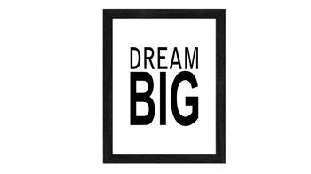 Kunstdruck Pro®art bilderpalette aus Karton / Papier / Pappe in Schwarz PRO®ART Bilder-Set Slim Scandic schwarze Letter - fünfteilig