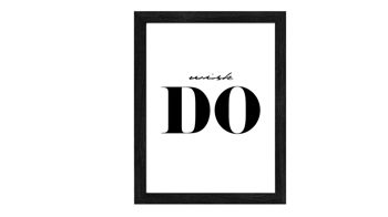 Kunstdruck Pro®art bilderpalette aus Karton / Papier / Pappe in Schwarz PRO®ART Bilder-Set Slim Scandic schwarze Letter - fünfteilig