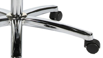 Drehstuhl OrthoSedis aus Textil in Hellgrün Komfort-Drehstuhl Orthosedis 75 mit taillierter Netz-Rückenlehne Grün & Chrom