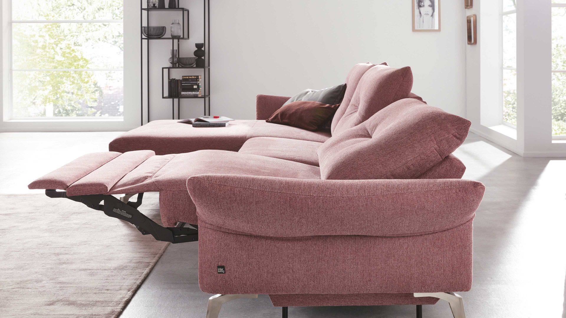 Funktion Interliving aus Metall in Transparent Interliving Sofa Serie 4400 - Motorfunktion Funktions-Mehrpreis