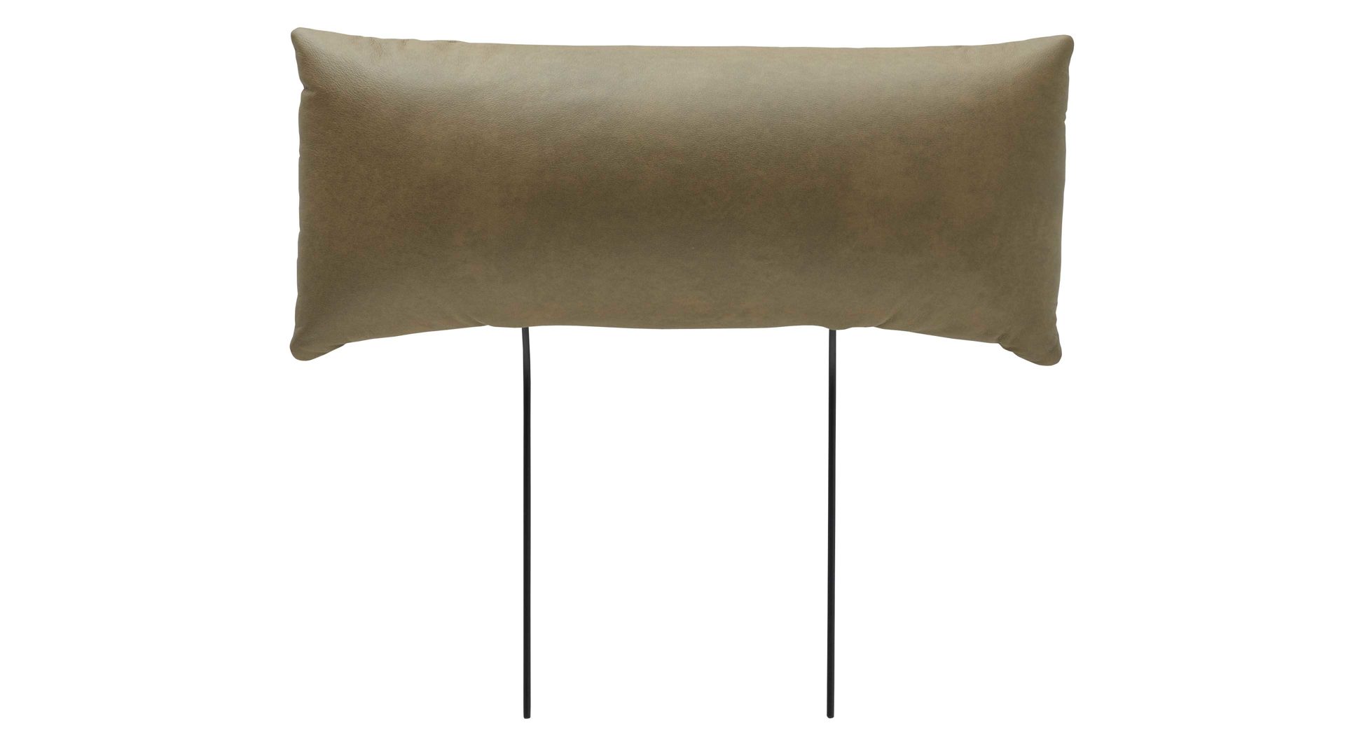 Kopfstütze Interliving aus Leder in Grün Interliving Sofa Serie 4400 - Kopfstütze 87-82 olivgrünes Leder EVI 33 - Breite ca. 82 cm