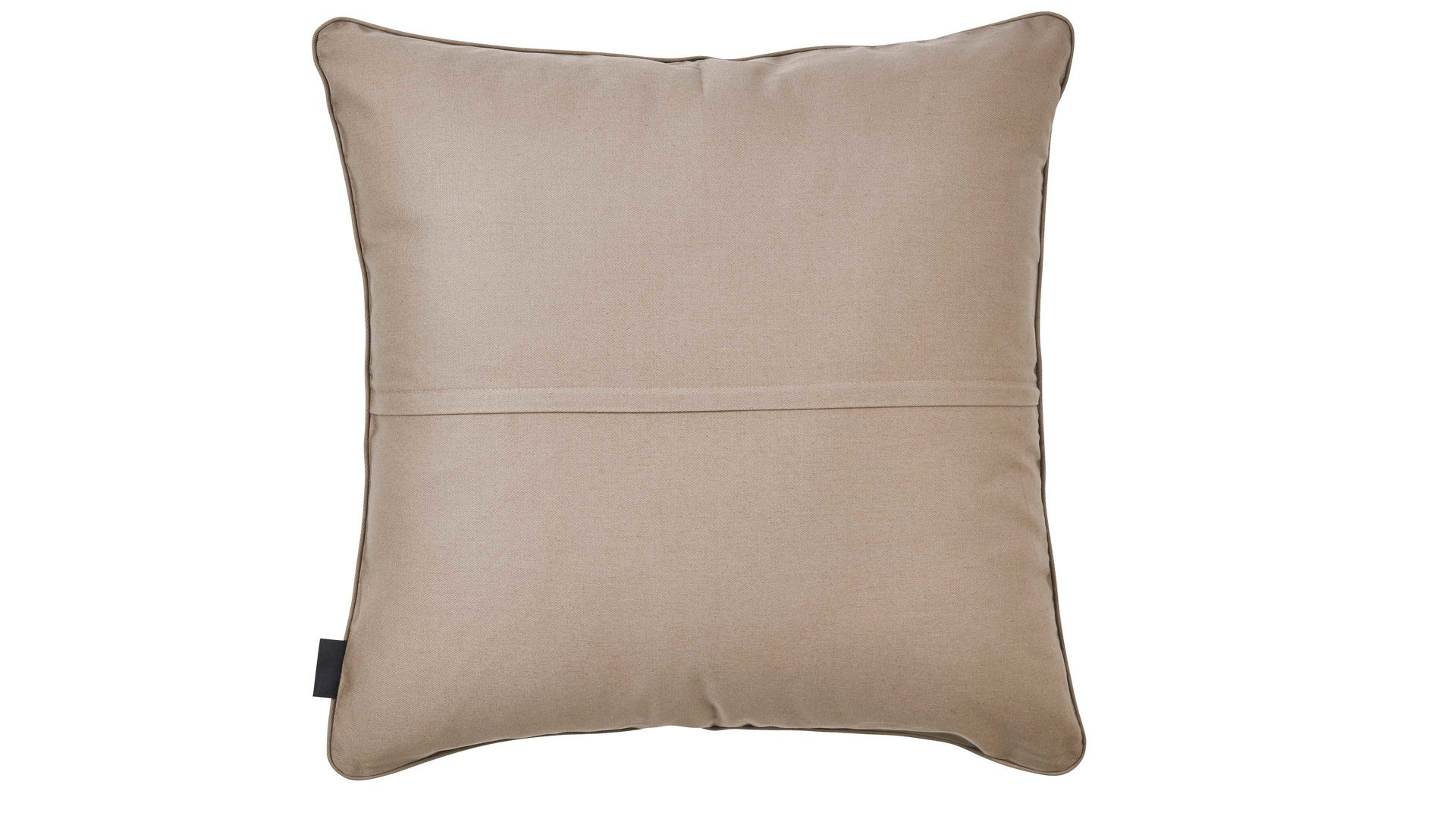 Kissenbezug /-hülle Done.® aus Baumwolle in Hellbraun done.® Kissenhülle Cushion Uni taupefarbener Panamabezug - ca. 65 x 65 cm