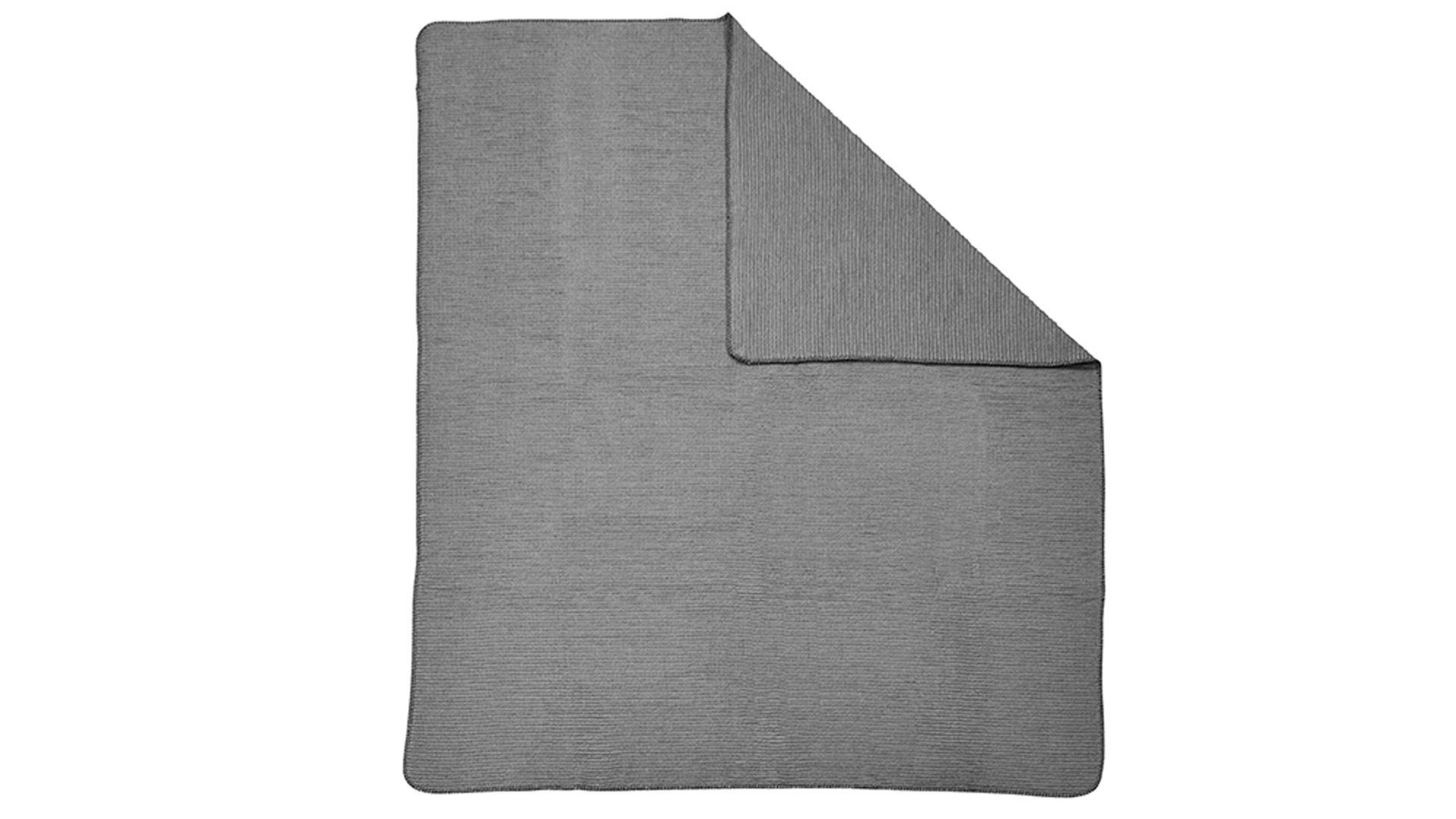 Wohndecke Done.® aus Stoff in Anthrazit done.® Wohndecke Coco anthrazitfarbenes Mischgewebe – ca. 150 x 200 cm