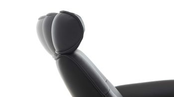 Relaxsessel Hukla® aus Leder in Schwarz VS-HU1141 - Relaxsessel schwarzes Leder Torro & Nussbaum
