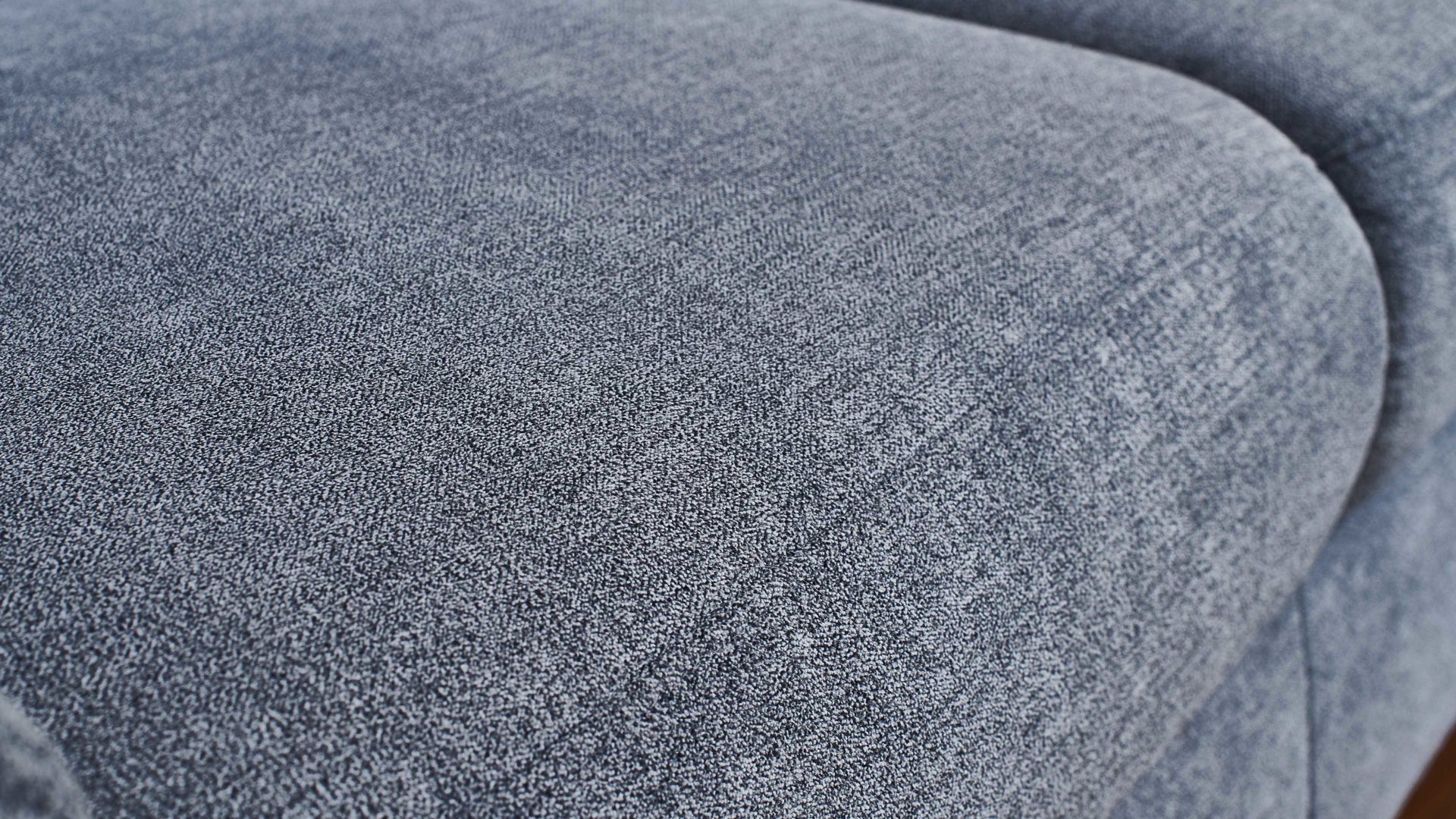 Ecksofa modulmaster aus Stoff in Blau Modulmaster MM-ZE1129 - Wohnlandschaft denimfarbene Chenille Charly & Alufüße - Stellfläche ca. 243 x 341 cm