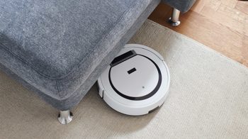 Ecksofa modulmaster aus Stoff in Blau Modulmaster MM-ZE1129 - Wohnlandschaft denimfarbene Chenille Charly & Alufüße - Stellfläche ca. 243 x 341 cm