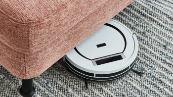 Ecksofa modulmaster aus Stoff in Orange Modulmaster MM-ZE1129 - Ecksofa sienafarbener Webstoff Famosa & schwarze Füße - Stellfläche ca. 259 x 207