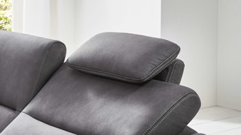 Kopfstütze modulmaster aus Stoff in Grau Modulmaster MM-ZE1049 - Kopfstütze PKS graue Mikrofaser Mammut