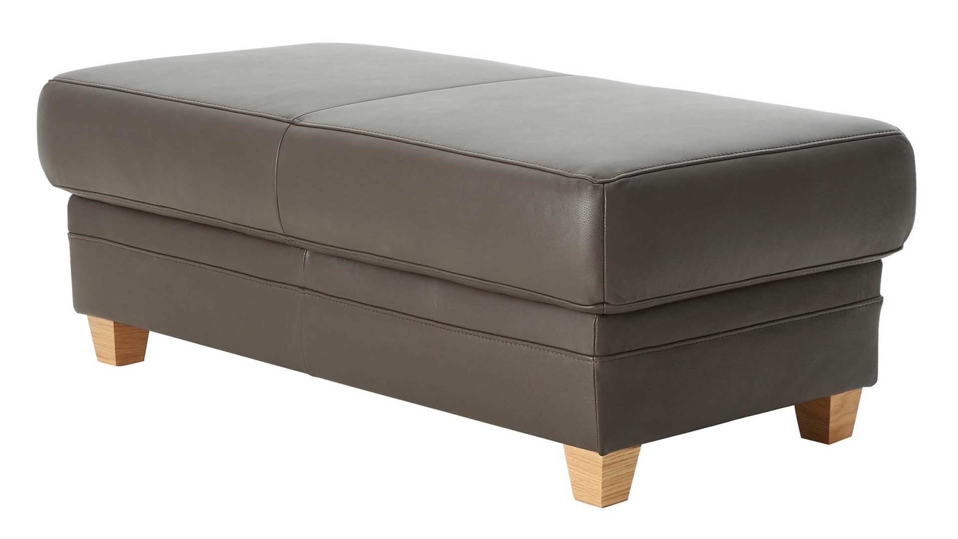 Funktionshocker OrthoSedis aus Leder in Dunkelbraun OrthoSedis MM-PN1004 - Funktionshocker XXL HoF schokofarbenes Leder & Buche – ca. 130 x 65 cm