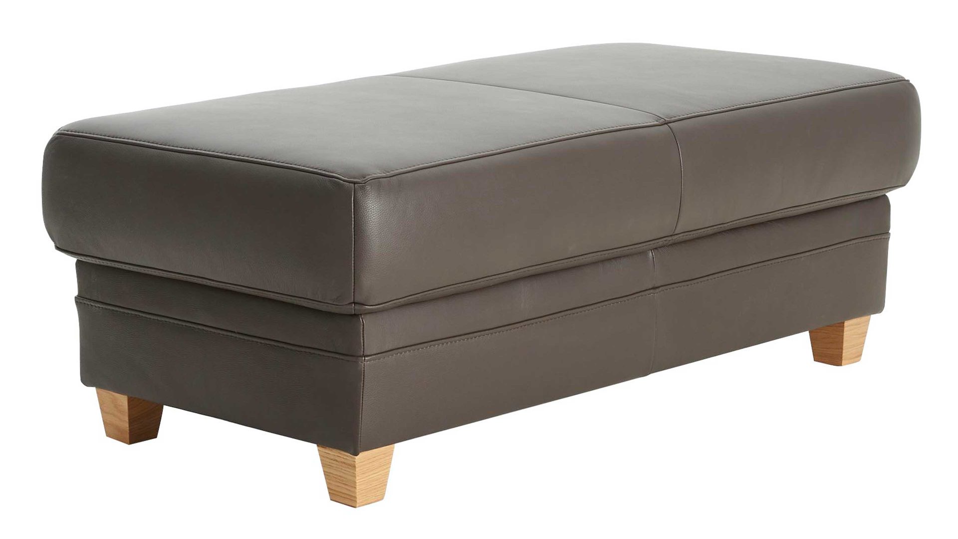 Funktionshocker OrthoSedis aus Leder in Dunkelbraun OrthoSedis MM-PN1004 - Funktionshocker XXL HoF schokofarbenes Leder & Buche – ca. 130 x 65 cm