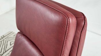 Relaxsessel Interliving aus Leder in Dunkelrot Interliving Sessel Serie 4541 – Relaxsessel manuell - barolofarbenes LongLife-Leder Rodeo & Sternfuß V4S