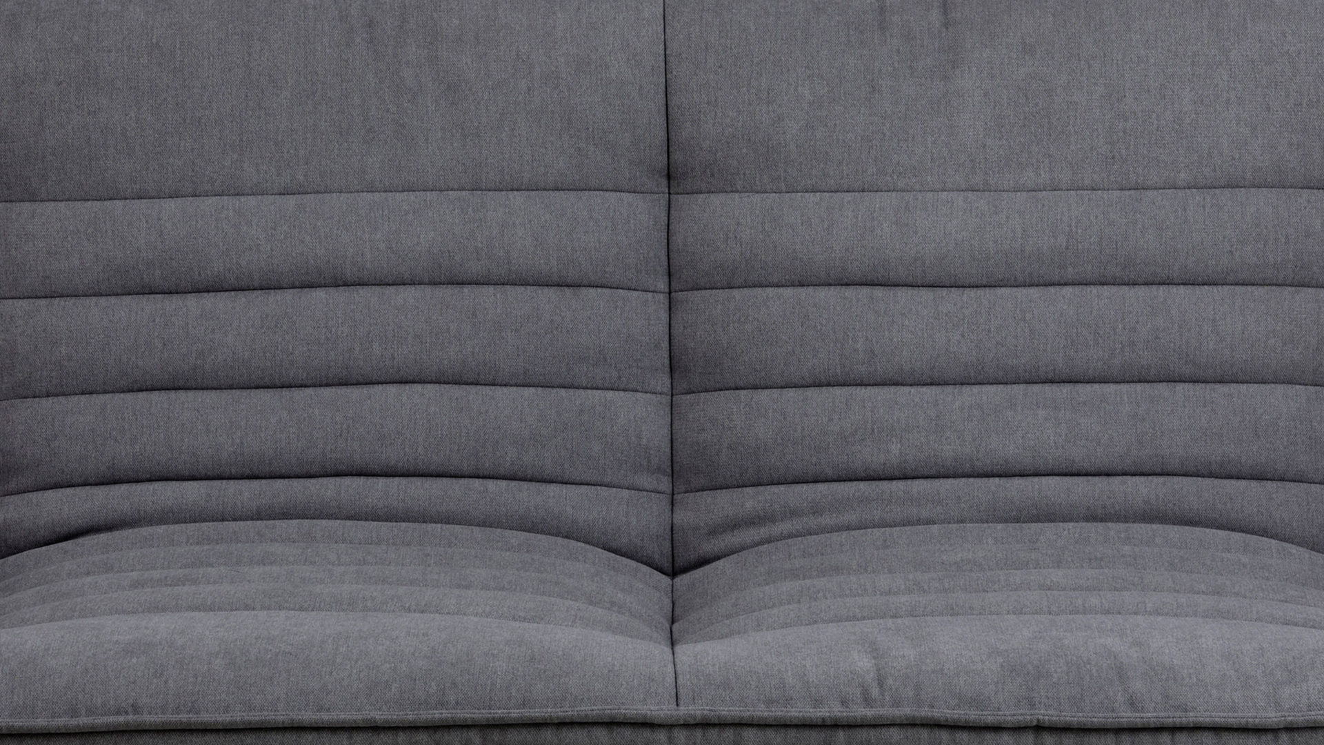 Schlafsofa Actona group aus Stoff in Dunkelgrau Schlafsofa - Schlafcouch als vielseitiges Polstermöbel dunkelgrauer Stoffbezug Enjoy 24 & mattschwarzes Gestell