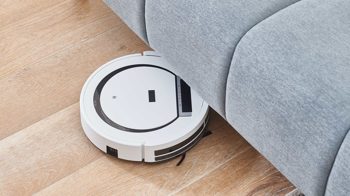 Polsterhocker modulmaster aus Stoff in Hellblau Modulmaster MM-MP1075 - XXL-Polsterhocker Chromfüße & stahlfarbene Chenille Nemo - ca. 126 x 76 cm