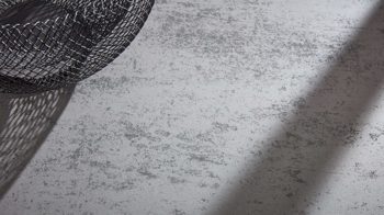 Couchtisch Interliving aus Keramik in Grau Interliving Couchtisch Serie 6210 - Couchtisch zementgraue Keramik & Edelstahl - ca. 85 x 85 cm