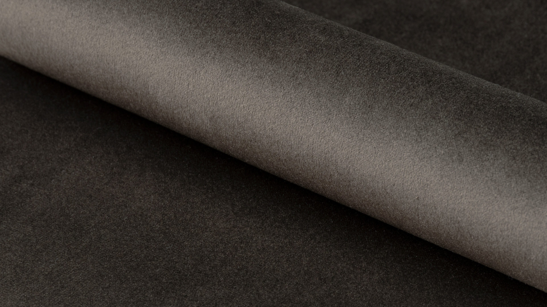 Drehsessel Actona group aus Stoff in Dunkelgrau Lounge-Drehsessel Paris graubrauner Samt Vic 73AC & schwarzes Metallgestell