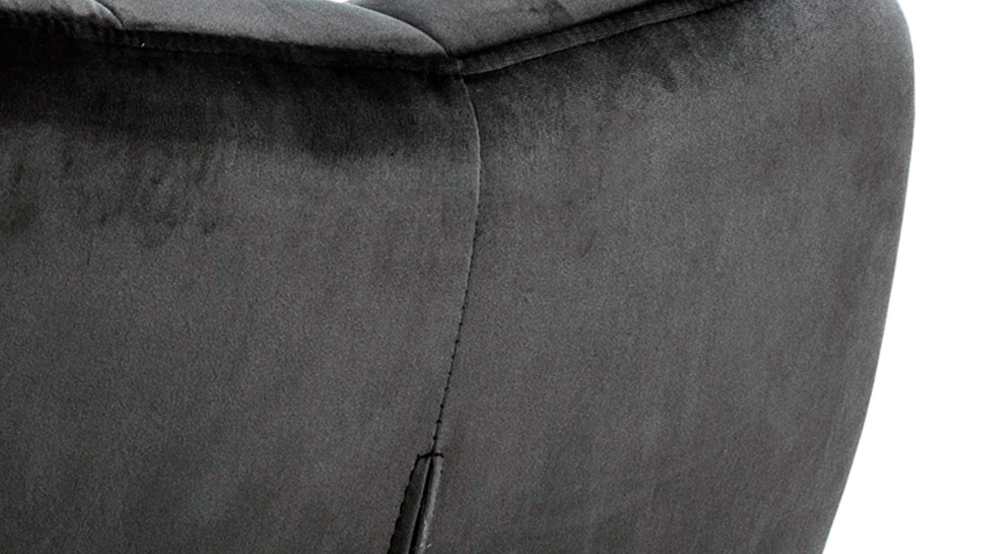 Drehsessel Actona group aus Stoff in Dunkelgrau Lounge-Drehsessel Paris graubrauner Samt Vic 73AC & schwarzes Metallgestell