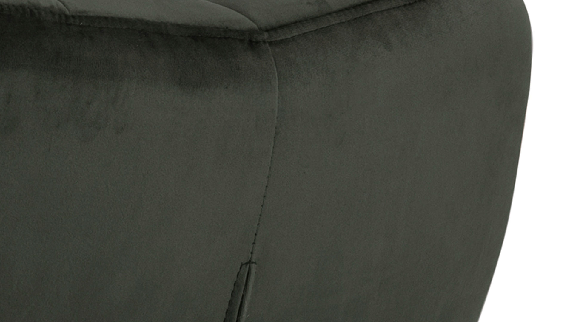 Drehsessel Actona group aus Stoff in Dunkelgrün Lounge-Drehsessel Paris dunkelgrüner Samt Vic 74AC & schwarzes Metallgestell