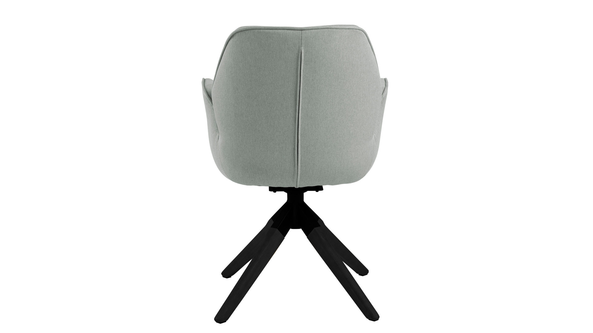 Vierfußstuhl Actona group aus Stoff in Hellgrau Armlehnstuhl Aura hellgrauer Bezug Town 13