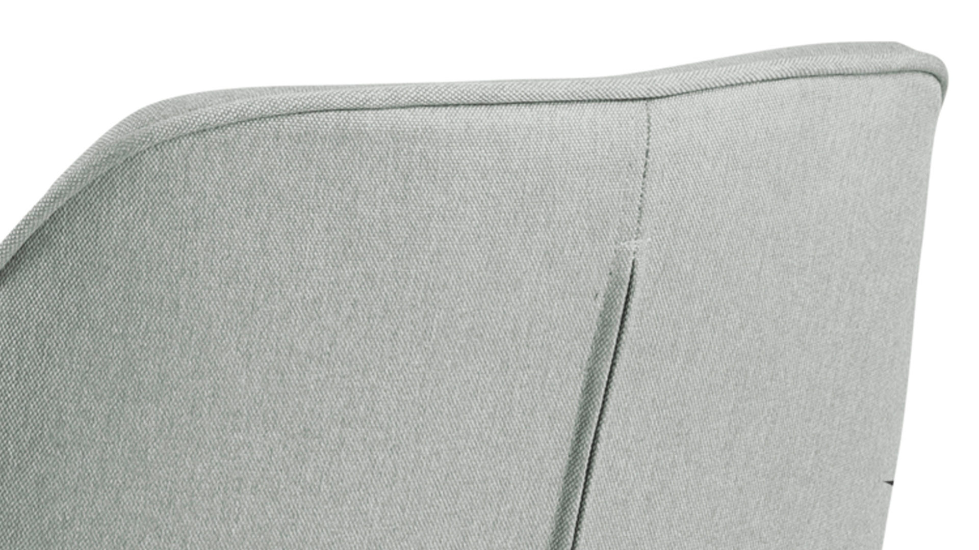 Vierfußstuhl Actona group aus Stoff in Hellgrau Armlehnstuhl Aura hellgrauer Bezug Town 13