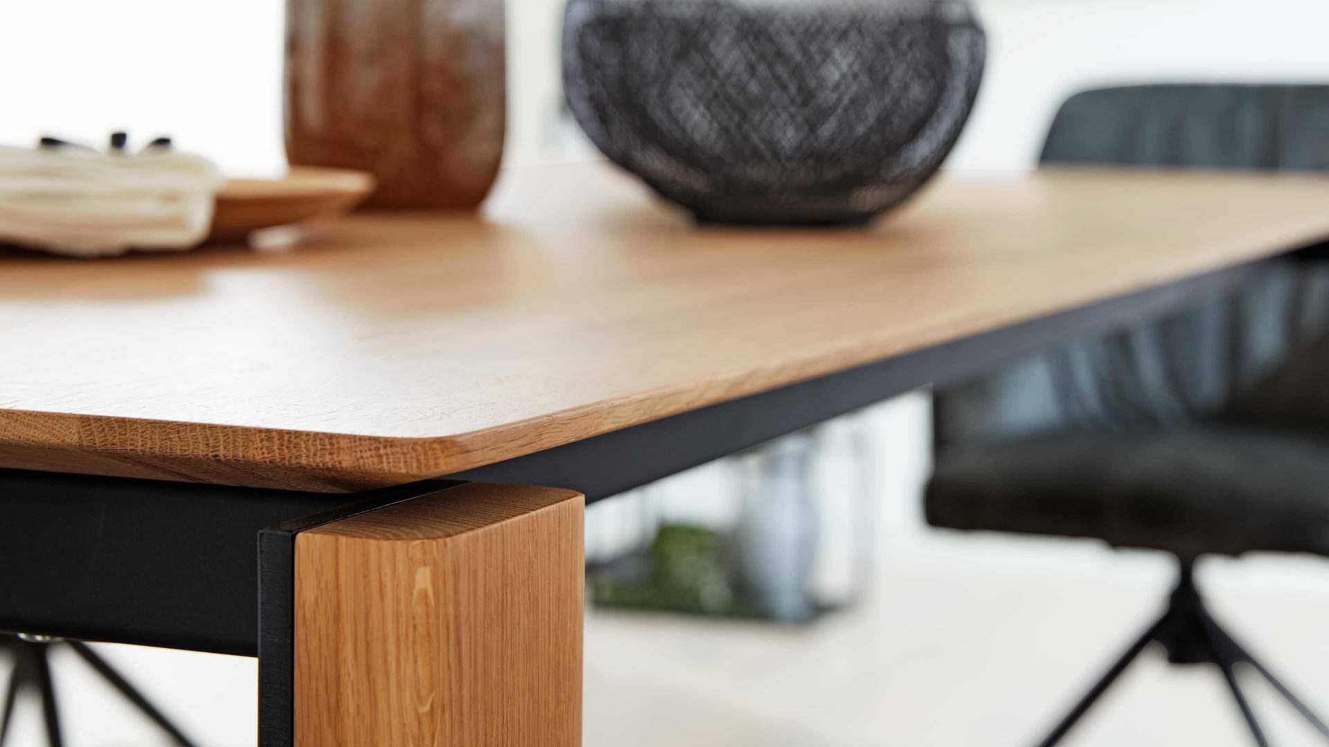 Esstisch Interliving aus Holz in Holzfarben Interliving Esszimmer Serie 5110 - Esstisch Eiche natur - ca. 180 x 100 cm