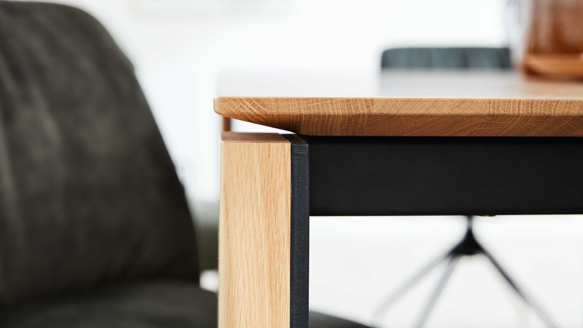 Esstisch Interliving aus Holz in Holzfarben Interliving Esszimmer Serie 5110 - Esstisch Eiche natur - ca. 160 x 90 cm