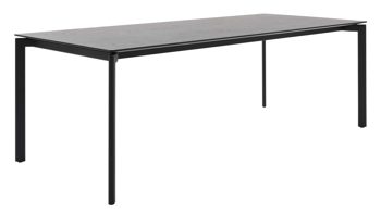 Esstisch Interliving aus Holz in Schwarz Interliving Esszimmer Serie 5110 - Esstisch mattschwarzes Eichefurnier - ca. 240 x 100 cm