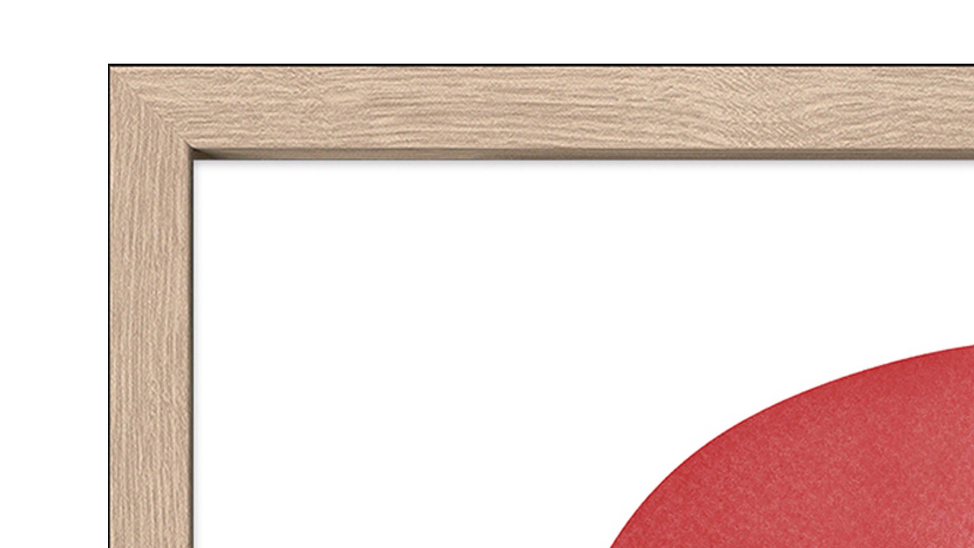 Kunstdruck Pro®art bilderpalette aus Karton / Papier / Pappe in Rosa PRO®ART Kunstdruck Scandic Living Rose & Eiche - ca. 55 x 75 cm