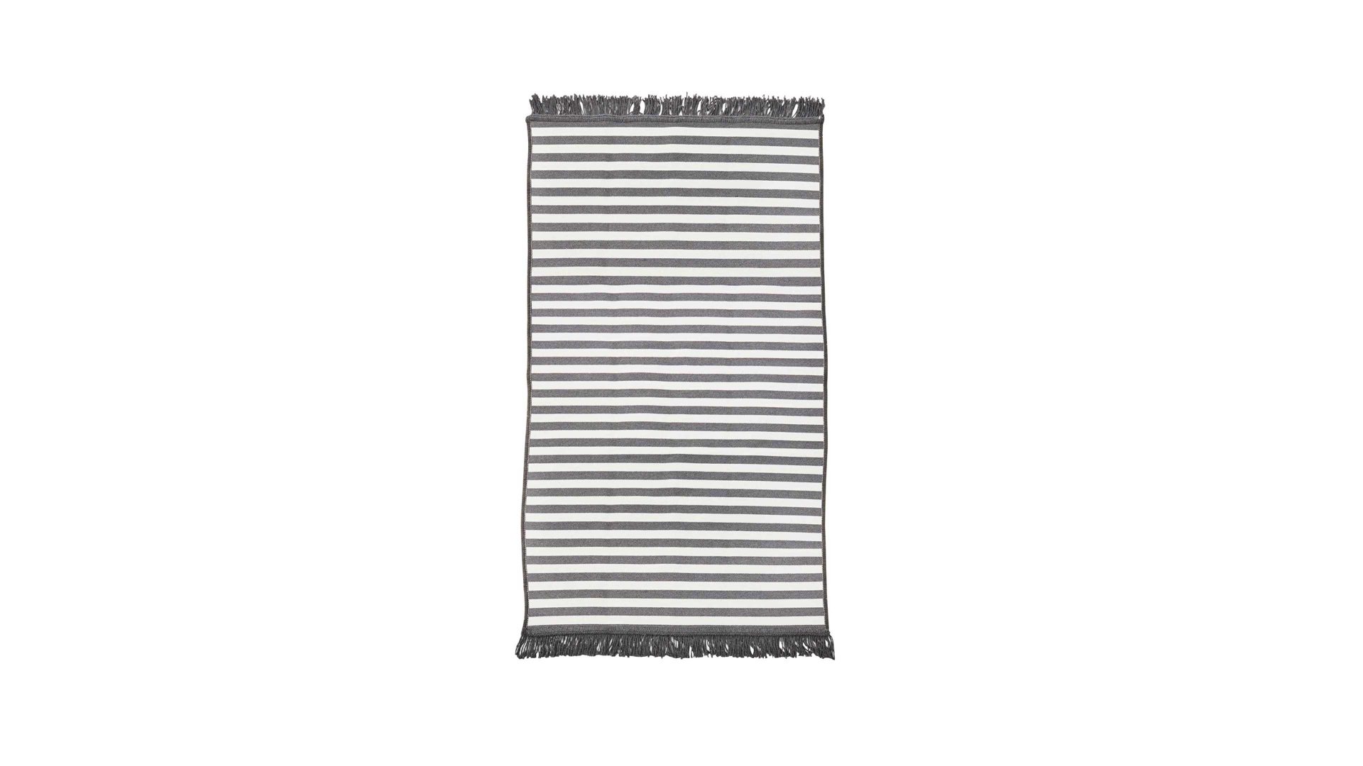 Outdoor-Teppich Done.® aus Kunstfaser in Dunkelgrau done.® Outdoor-Teppich Dunkelgrau & Weiß - ca. 120 x 180 cm