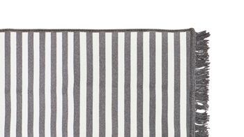 Outdoor-Teppich Done.® aus Kunstfaser in Dunkelgrau done.® Outdoor-Teppich Dunkelgrau & Weiß - ca. 80 x 120 cm