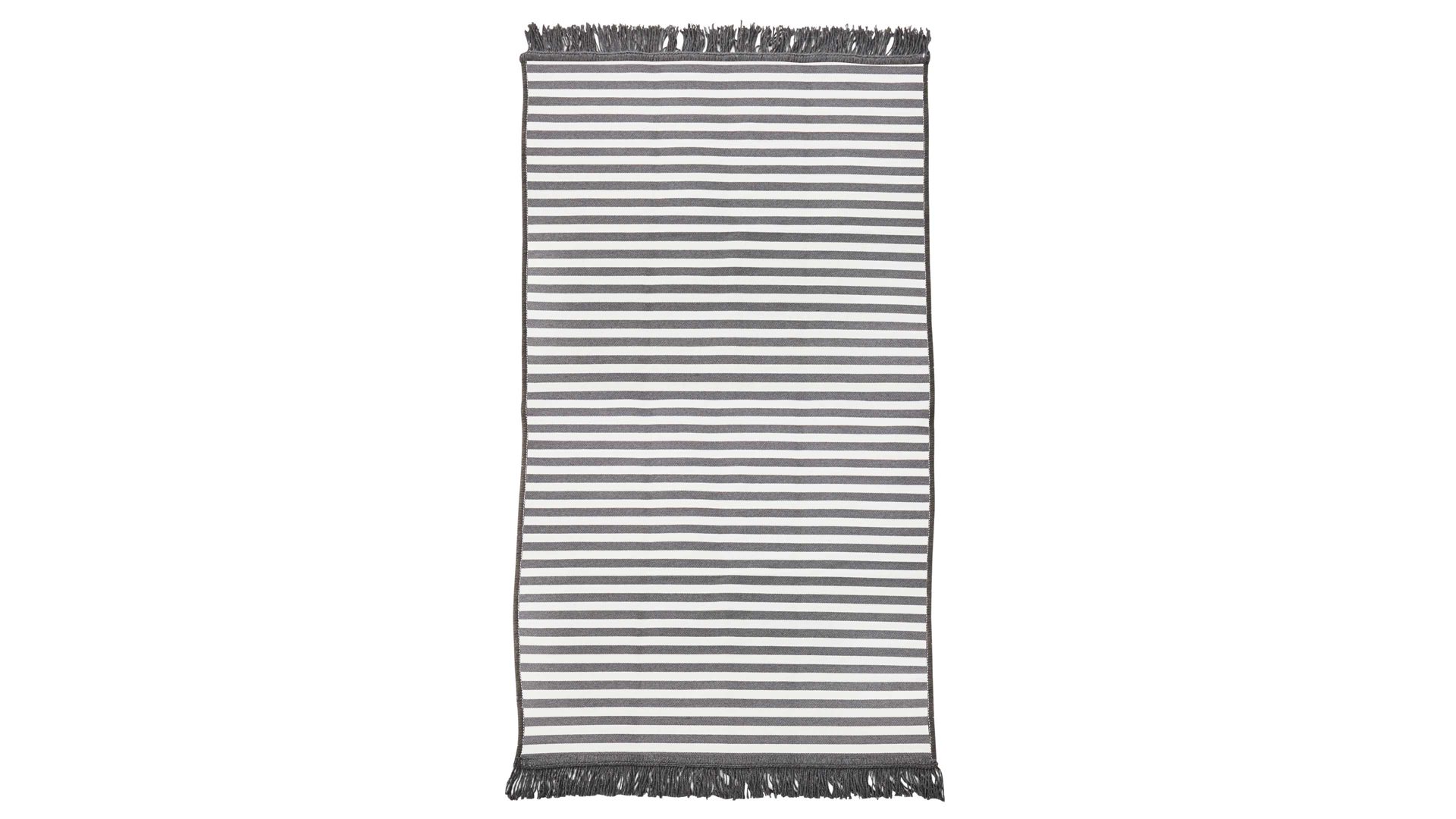 Outdoor-Teppich Done.® aus Kunstfaser in Dunkelgrau done.® Outdoor-Teppich Dunkelgrau & Weiß - ca. 160 x 250 cm
