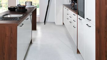 Einbauküche Express küchen aus Holz in Holzfarben EXPRESS KÜCHEN Einbauküche Star mit Geräten Weiß & Eiche braungrau - zweizeilig