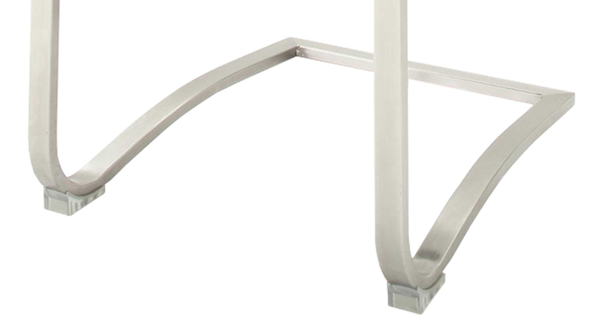 Schwingstuhl Mca furniture aus Leder in Braun Schwingstuhl Artos cappuccinofarbenes Leder CX & Edelstahl