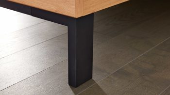 Bettgestell Interliving aus Holz in Holzfarben Interliving Schlafzimmer Serie 1024 – Bettgestell 86438 Winkelfüße, Liegefläche ca. 180 x 200 cm - Balkeneiche