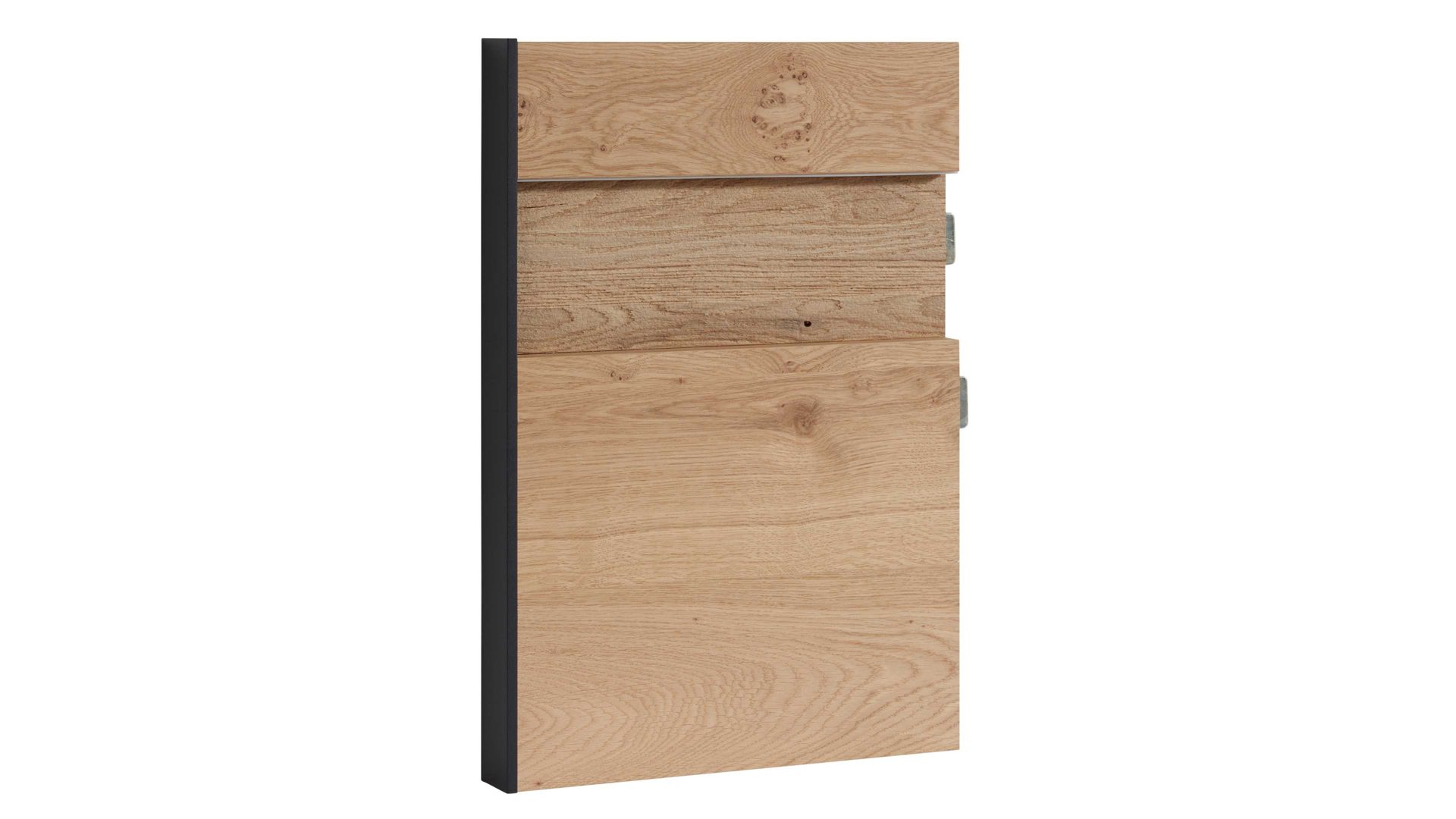 Paneel Interliving aus Holz in Holzfarben Interliving Schlafzimmer Serie 1024 – Paneelaufsatz links, Balkeneiche - Breite ca. 37 cm