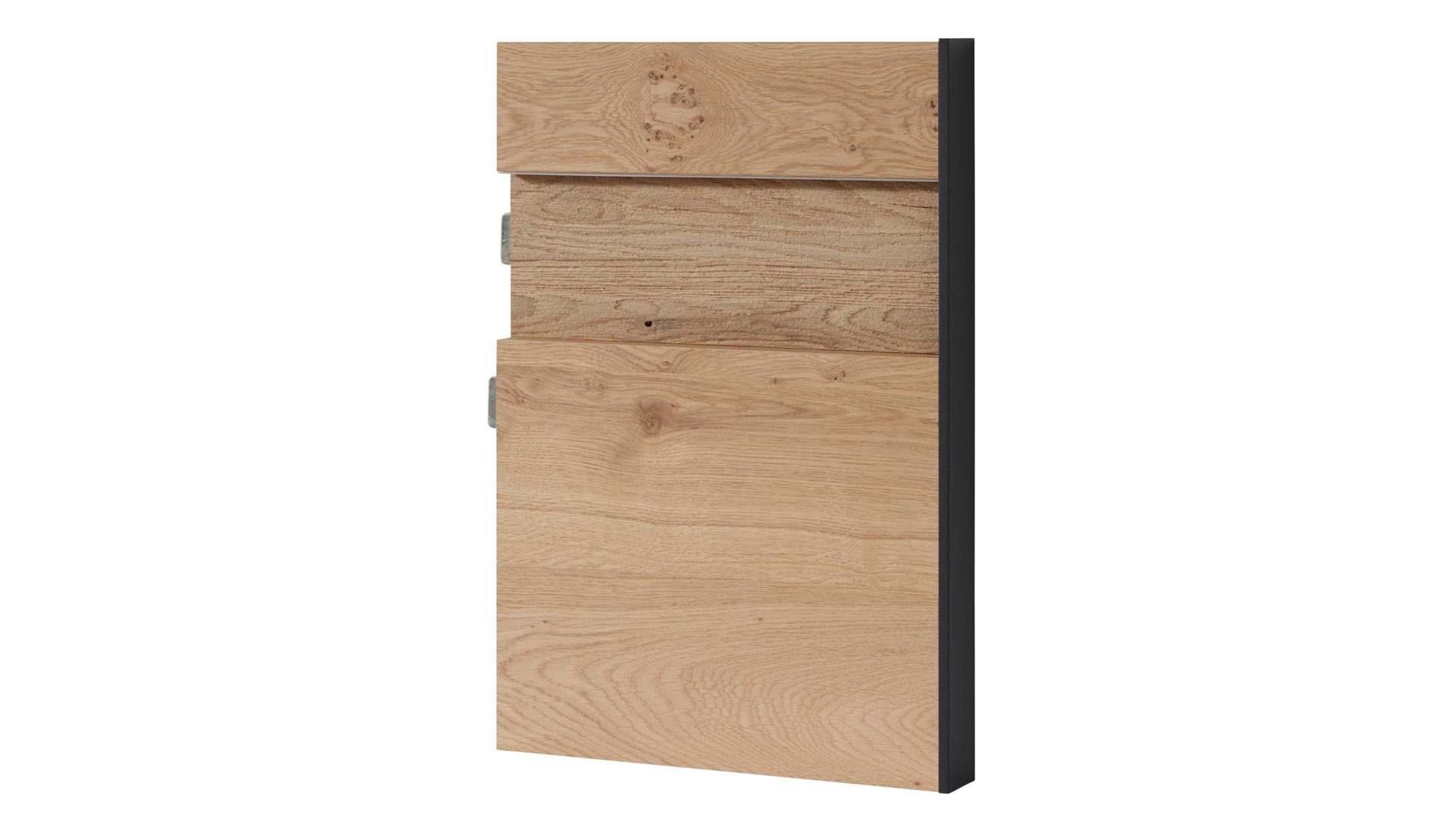 Paneel Interliving aus Holz in Holzfarben Interliving Schlafzimmer Serie 1024 – Paneelaufsatz rechts, Balkeneiche - Breite ca. 37 cm