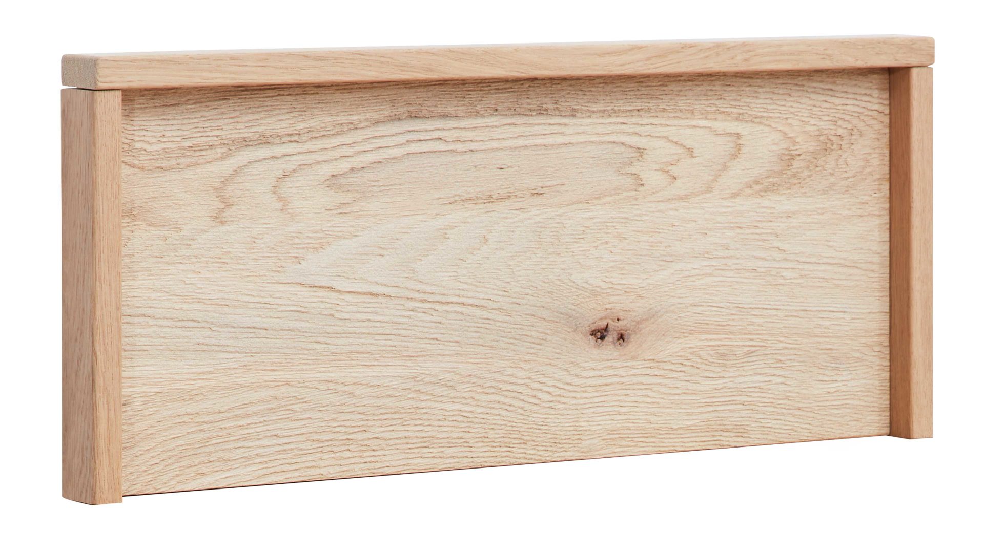 Paneel Interliving aus Holz in Holzfarben Interliving Schlafzimmer Serie 1023 – Paneelaufsatz 20226 rechts, Breite ca. 64 cm - Balkeneiche