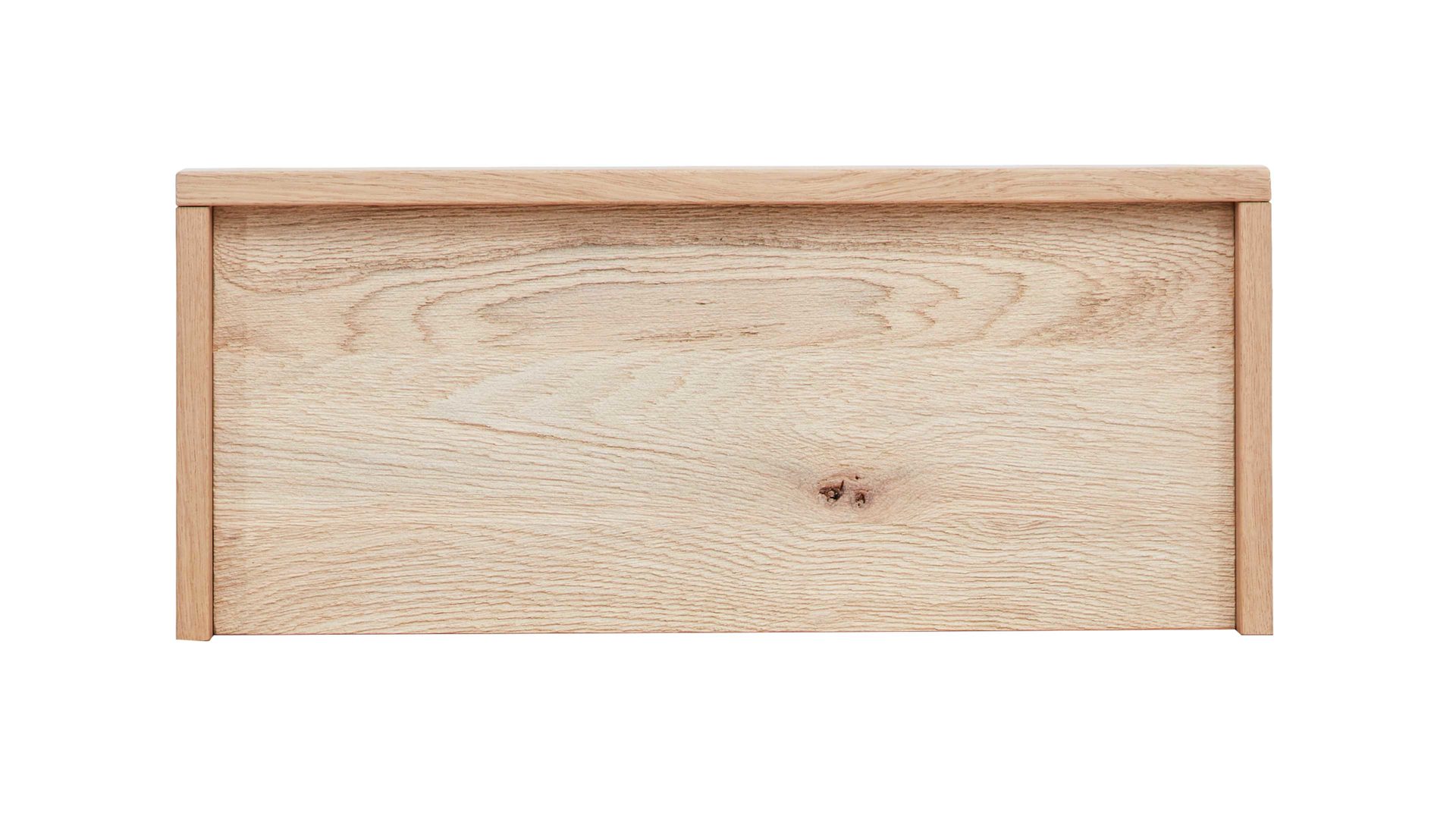 Paneel Interliving aus Holz in Holzfarben Interliving Schlafzimmer Serie 1023 – Paneelaufsatz links, Breite ca. 50 cm - Riffholz