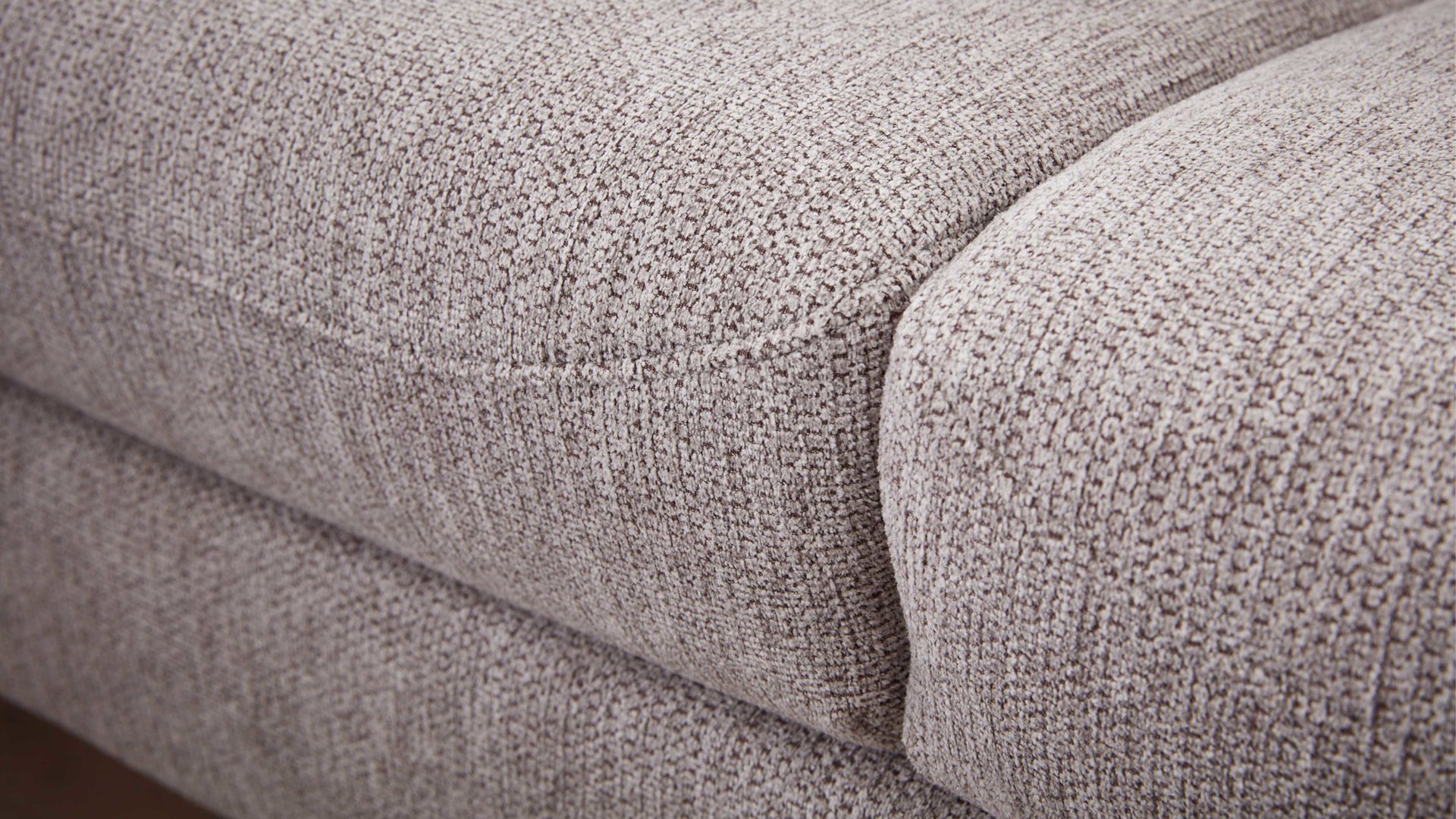Ecksofa Interliving aus Stoff in Grau Interliving Sofa Serie 4400 - Ecksofa steingrauer Bezug GCP 39 - Stellfläche ca. 210 x 262 cm