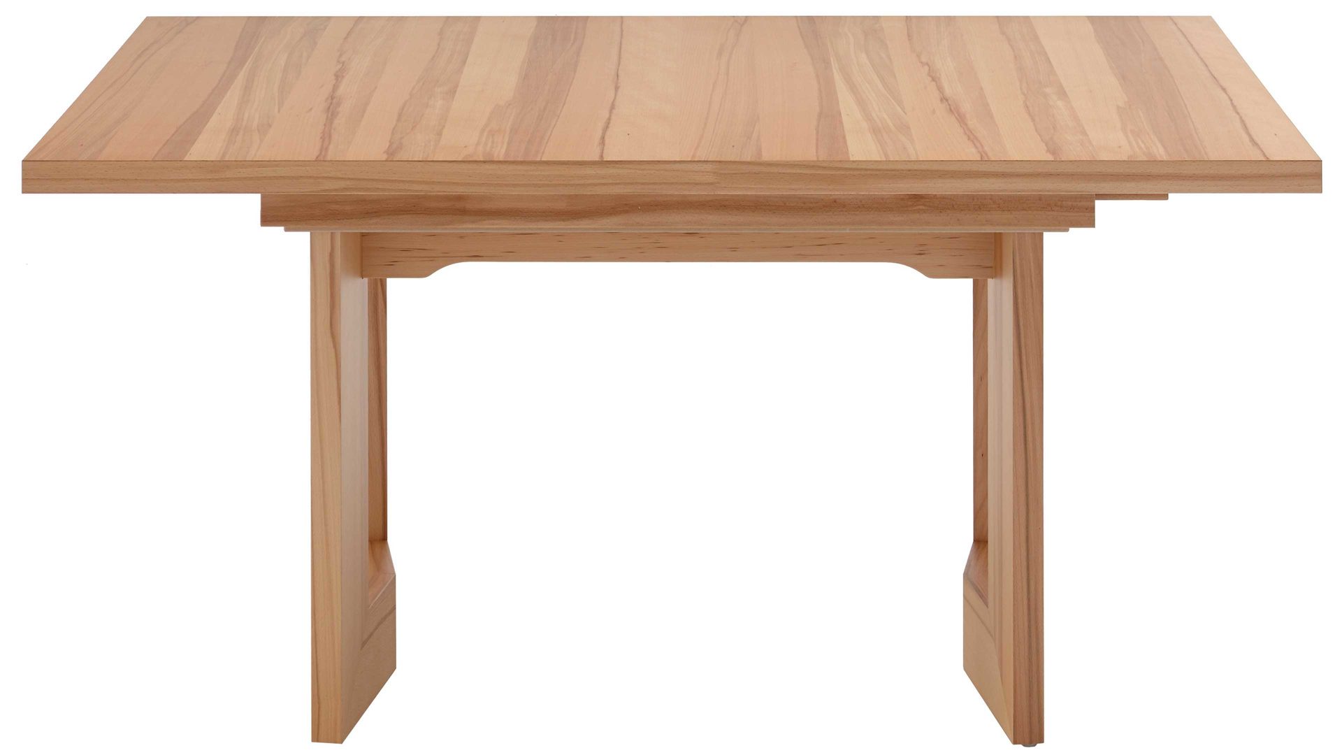 Auszugtisch modulmaster aus Holz in Holzfarben Modulmaster Game 2 - Funktionstisch als Holzmöbel Kernbuche - ca. 130–78 x 75 x 90 cm