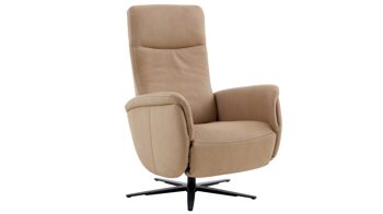 Relaxsessel modulmaster aus Stoff in Hellbraun Modulmaster MM-ZE1062 - Relaxsessel 1DRF camelfarbene Mikrofaser Galero & Sternfuß V1S