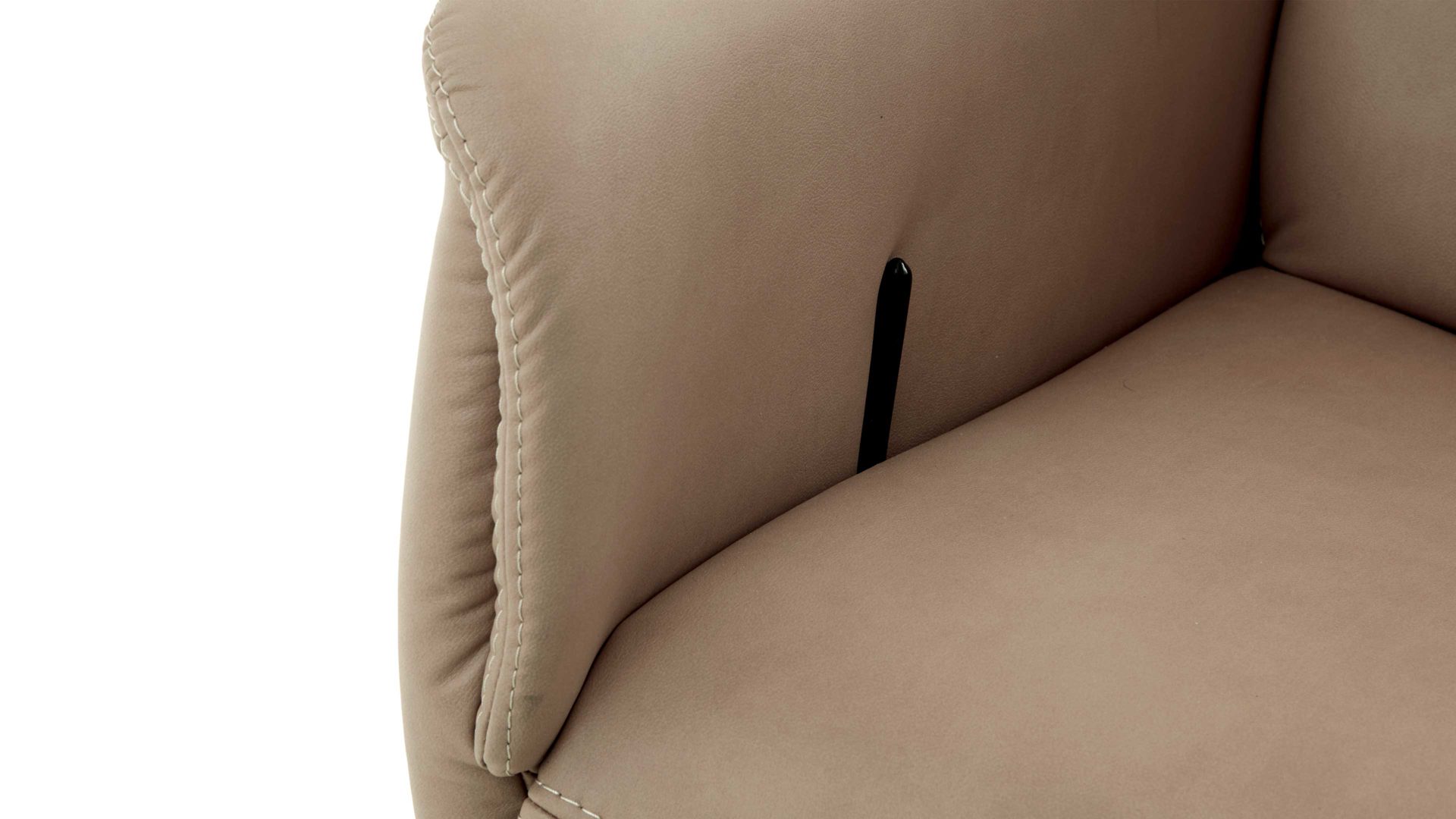 Relaxsessel modulmaster aus Stoff in Hellbraun Modulmaster MM-ZE1062 - Relaxsessel 1DRF camelfarbene Mikrofaser Galero & Sternfuß V1S